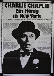 Ein König in New York Filmposter A1 A King in N.Y. Charlie Chaplin Dawn Addams  - Bild 1 von 1