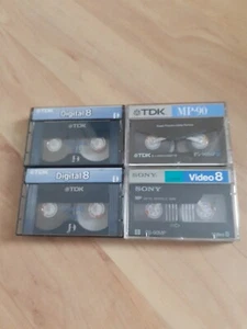 4x gebrauchte Sony Digital/Video 8 60/90 min Camcorder Videokamera gebraucht Kassettenband - Bild 1 von 4