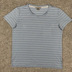 Free Fly T Shirt XL Kurzarm blau weiß gestreift Bambus Viskose - Bild 1 von 9