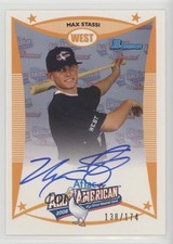 2009 Bowman Draft Aflac All-American Auto /174 Max Stassi #AFLAC-MS Auto