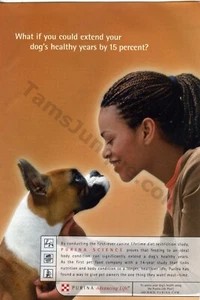 2003 Purina Dog Food Pets Cats Healthy Great Old PRINT AD Frame It! (3666) - Picture 1 of 1