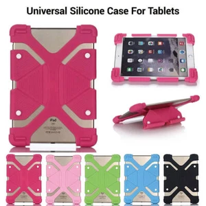 Universal Protective Cover Case Silicone Soft Stand For 7"8"10" inch Onn Tablet - Picture 1 of 31