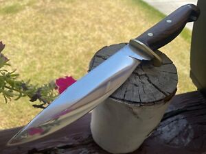 Custom Fixed blade Knife Convex Grind Made in USA by Dan Saberian