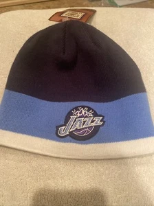 Adidas Utah Jazz offizielle NBA Winter Beanie Mütze neu mit Etikett Erwachsene Unisex - Bild 1 von 1