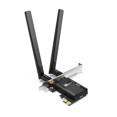 TP Link AX3000 WiFi 6 Bluetooth 5.2 PCIe Adapter High Speed Gaming Networking - Image 1 of 4