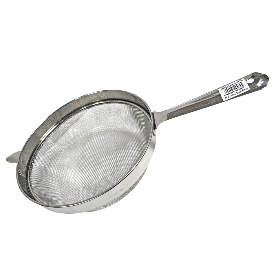 24cm Tea Strainer Stainless Steel Fine Mesh Loose Leaf Filter Sieve Infuser INOX - Image 1 of 1