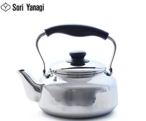 Sori Yanagi Stainless Steel Kettle 2.5L IH compatible Mirror 311120 Japan - Picture 1 of 5