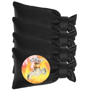 4 Pack Spigot Covers Winter Insulated, Hose Cover Socks Outdoor Faucet Covers... - Picture 1 of 7