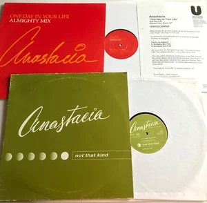 Anastacia Vinyl Promo x2 - One Day in Your Life, Not That Kind Kerri Chandler DL - Picture 1 of 11