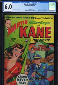 MARTIN KANE #4 - 6.0, OW - Fox - TV - Copertina/storia in legno - Età dell'oro - Foto 1 di 3
