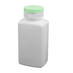200ml HDPE Plastic Rectangle Shaped Laboratory Experiment Bottle White