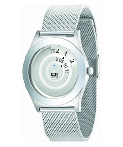 GENUINE 01 THE ONE SPINNING WHEEL AN06G09 COOL DESIGN FASHION WATCH MESH BAND - Picture 1 of 1