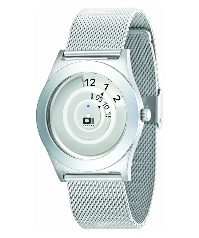 GENUINO 01 THE ONE SPINNING WHEEL AN06G09 DISEÑO GENIAL RELOJ DE MODA CORREA DE MALLA Foto 1 de 1