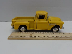 Yellow 1955 Chevy Stepside Pickup 1/36 Scale SS 5602 Diecast Model - Picture 1 of 12