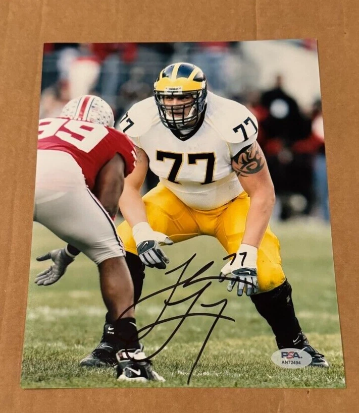 JAKE LONG SIGNED MICHIGAN WOLVERINES 8X10 PHOTO PSA/DNA COA AUTHENTIC #2 - Image 1 of 1