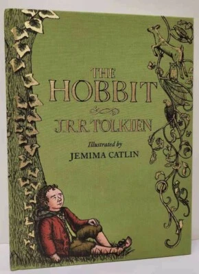THE HOBBIT by J.R.R. Tolkien Illustrated Deluxe Clothbound Hardcover Brand NEW Foto 1 de 4