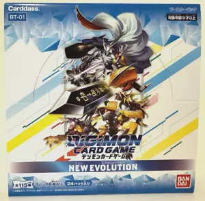 New Evolution | BT-01 | Digimon Card Game | Japanese Booster Box | US SELLER - Bild 1 von 4