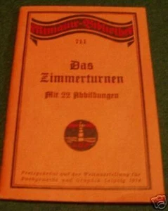 Miniatur-Bibliothek 711 "Das Zimmerturnen" um 1930 - Bild 1 von 1