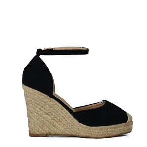 Sandalias para Mujer con Plataforma Y Cuña de Yute estilo Alpargata Verano  - Imagen 1 de 4