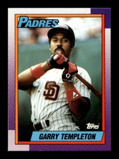 1990 Topps Tiffany #481 Garry Templeton    San Diego Padres MINT