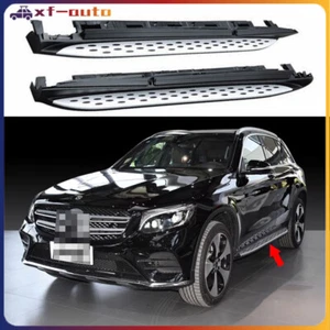 Side Steps Running Boards Fits for Mercedes Benz GLE 2019-2024 Aluminum ABS - Picture 1 of 3