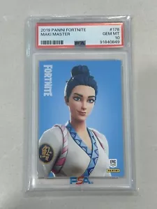 2019 Panini Fortnite Maki Master Series 1 USA Print PSA 10 - POP 3 - Picture 1 of 2