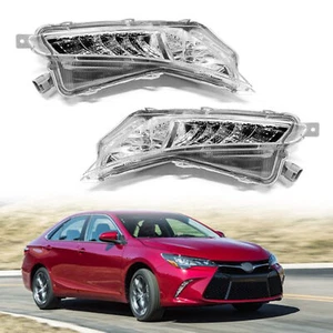 For 2015 2016 2017 Toyota Camry LE SE Bumper Fog Lights LED Driving Lamp Set - Picture 1 of 7