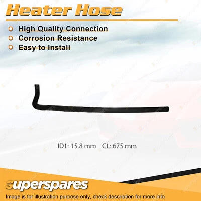 Superspares Heater Hose for Daihatsu Rocky 2.8L 4 cyl OHV 8V 1984-1999 To Engine - image 1 of 2