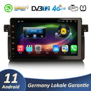 Autoradio Android 11 GPS BMW E46 M3 Rover 75 Carplay DAB+ DVB-T2 Octa Core OBD2 - Imagen 1 de 17