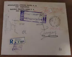 Serbia 1944 Germany WWII Yugoslavia Return meter cover sent to Kosovo R! - Picture 1 of 2