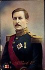 Ak König Albert I. Von Belgien, Portrait In Uniform - 4192353