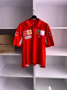 Camiseta polo vintage Puma Ferrari Racing - Imagen 1 de 9