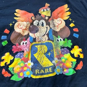 Vintage Banjo Kazooie Rareware T-Shirt Men's Size L - Picture 1 of 4