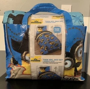 *NEW PIRATE MINIONS TWIN 4 PIECE BEDDING SET + BONUS TOTE RARE & DISCONTINUED* - Picture 1 of 6