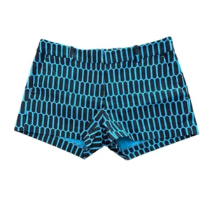 MICHAEL Michael Kors Women's Flat Front Pocketed Vibrant Blue Shorts Size 2 - Picture 1 of 11