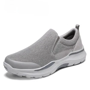 Zapatos informales transpirables de lona para hombre ligeros planos cómodos Tenis Zapatos - Imagen 1 de 27
