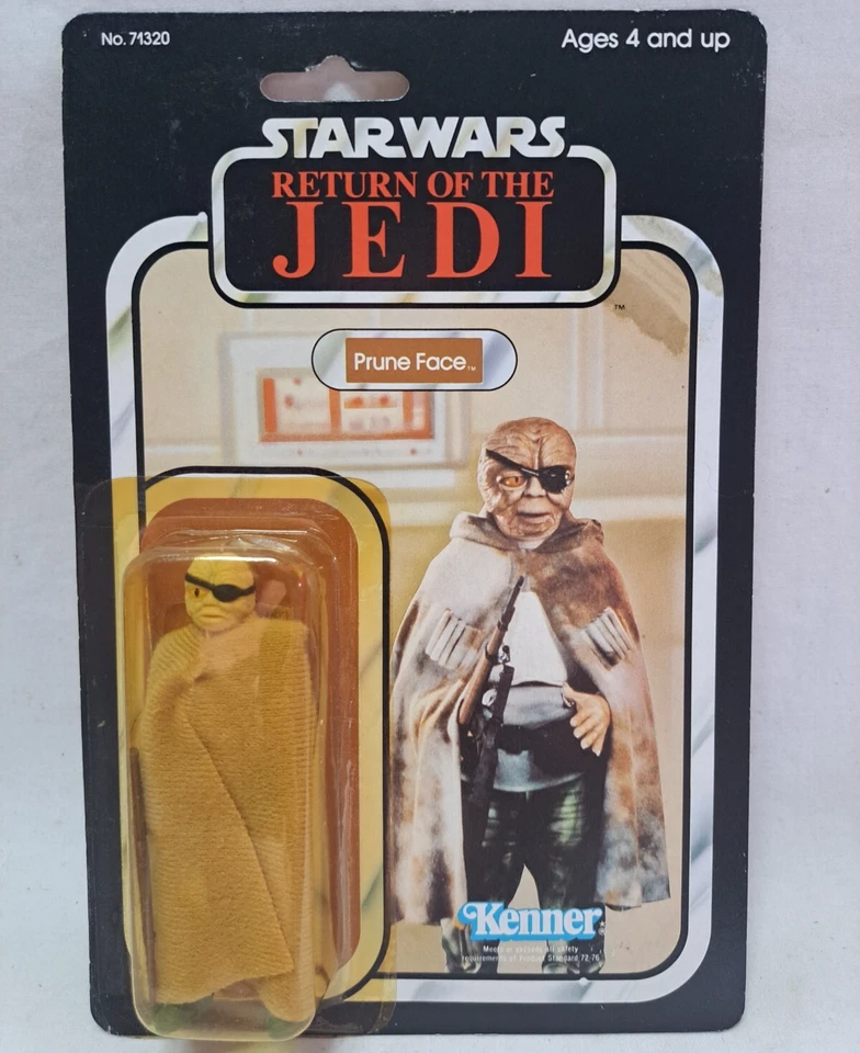 Vintage Star Wars Kenner Zuckuss Return of the Jedi 65 back Emperor offer