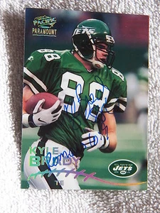 New York Jets Kyle Brady Signed 1998 Pacific Paramount Card Auto - Imagen 1 de 1