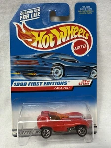 Hot Wheels 1998 First Editions #38 of 40 Cat-A-Pult Cheetah Race Car #681 B160 - Picture 1 of 5