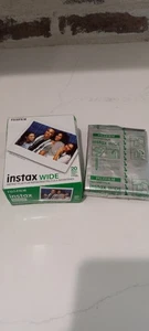 Fujifilm Instax Wide Fuji Instant Film Sheets Pack Of 1 - Picture 1 of 2