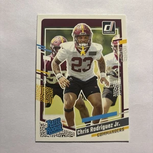 2023 Panini Donruss Football - Rated Rookie #398 - Chris Rodriguez Jr. - Picture 1 of 2