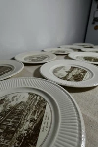 Wedgwood Rome Series – Set of 12 10" Plates Piranesi Views Colosseum+Pantheon - Picture 1 of 17