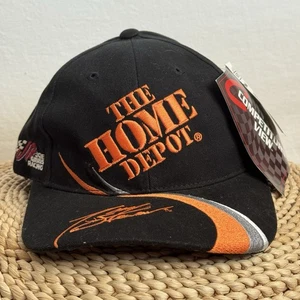 Gorra negra Nascar The Home Depot #20 Tony Stewart Snapback Joe Gibbs Racing - Imagen 1 de 8