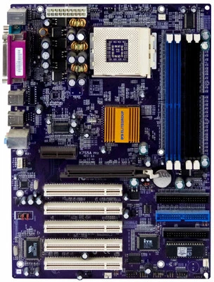 ECS K7S5A PRO SOCKET 462 SDRAM DDR AGP PCI - Image 1 of 2