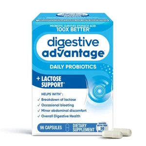 Digestive Advantage Lactose Defense Capsules 96 Count - Supports Digestive He... - Picture 1 of 12