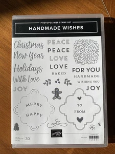 Stampin' Up! Christmas Stamp Set - Handmade Wishes - Picture 1 of 2