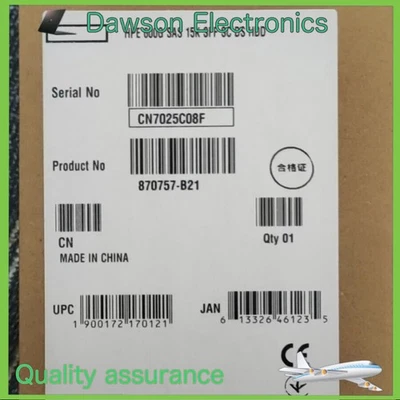 New HP 870757-B21 870794-001 2.5" 600GB 12Gb/s SAS 15K SFF SC HDD Hard Drive - Image 1 of 4