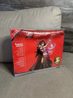 ATI Radeon HD 4670 - 1Gb 128Bit DDR3 - AGP Scheda Grafica Gaming - Nuova - Immagine 1 di 4