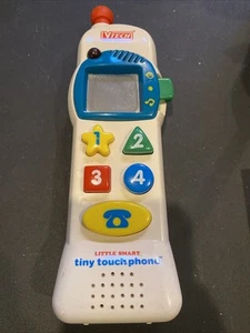 Vintage VTech Little Smart Tiny Touch Phone Plus Lights Up Musical Buttons - Picture 1 of 2