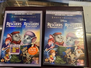 The Rescuers / The Rescuers Down Under 35th Anniversary Edition Blu-ray + DVD - Picture 1 of 2